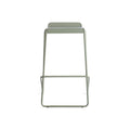 Ready Stacking Stool by Blu Dot in Grey Green, barstool height, stacked