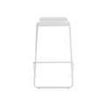 Ready Stacking Stool by Blu Dot in White, barstool height, stacked