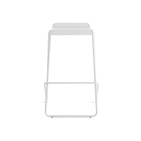 Ready Stacking Stool by Blu Dot in White, barstool height, stacked