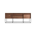 Rule 2 Door / 2 Drawer Console by Blu Dot in Walnut