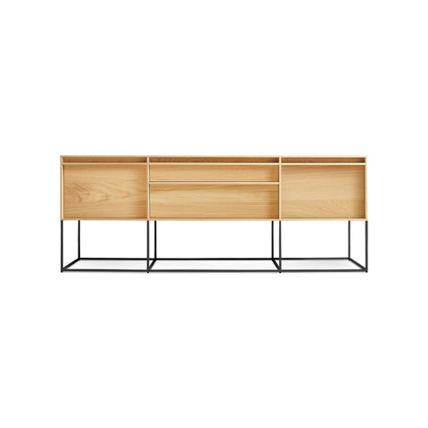 Rule 2 Door / 2 Drawer Console by Blu Dot in White Oak