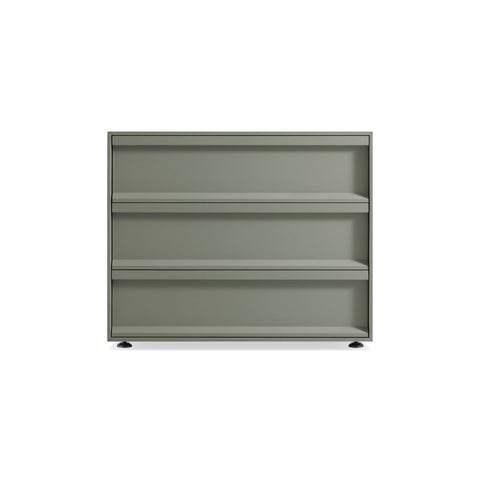 Superchoice 3 Drawer Dresser by Blu Dot in Grey Green, low front view