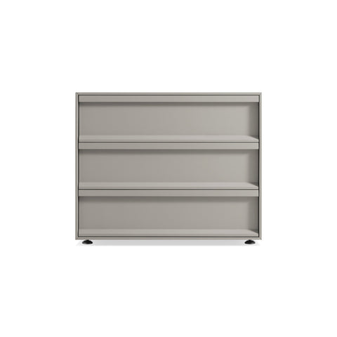 Superchoice 3 Drawer Dresser by Blu Dot in Risk Averse Grey, low front view