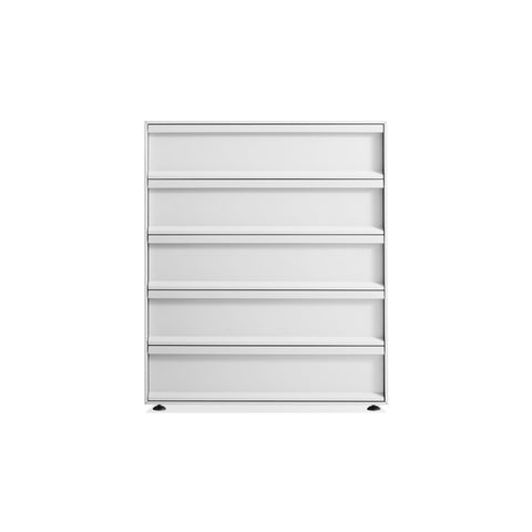 Superchoice 5 Drawer Dresser by Blu Dot in White, low front view