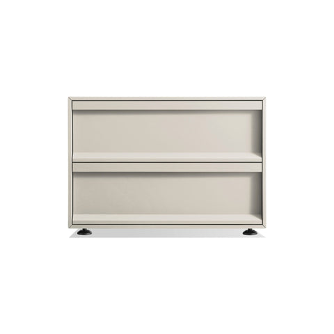 Superchoice Nightstand by Blu Dot in Putty, low front view
