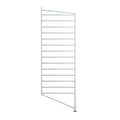Single galvanized 33.5"H floor panel component for modular String™ System shelving