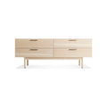 Shale 4 Drawer Dresser by Blu Dot in Hickory, low front view