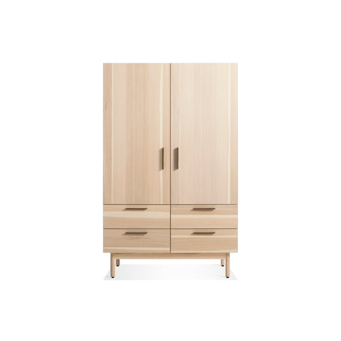 Shale Bar Cabinet by Blu Dot in Hickory, low front view