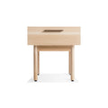 Shale Nightstand by Blu Dot in Hickory, low front view