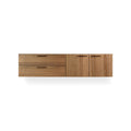 Shale 2 Door / 2 Drawer Wall-Mounted Cabinet by Blu Dot in Walnut