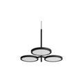 Shine On Large Pendant Light by Blu Dot in Black, low front view