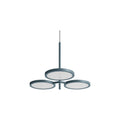 Shine On Large Pendant Light by Blu Dot in Marine Blue, low front view