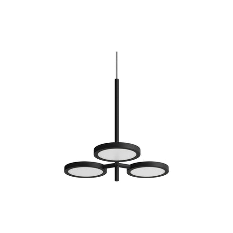 Shine On Small Pendant Light by Blu Dot in Black, low front view