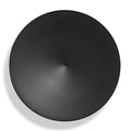 Smokey Fire Pit by Blu Dot in blackened steel, overhead view