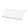Beige Magazine Shelf Metal by String™ – minimalist Scandinavian design shelf for modular storage and display.