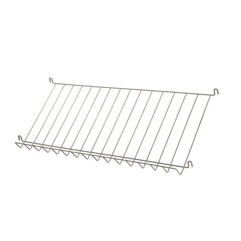Beige Magazine Shelf Metal by String™ – minimalist Scandinavian design shelf for modular storage and display.