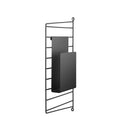 Black String® Magazine Holder accessory shown on String® System side panel