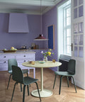 Visu dining chairs and soft table by muuto