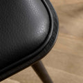 closeup image of leather on spine lounge sofa by fredericia furniture 