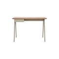 Stash Desk by Blu Dot in Walnut Putty Grey