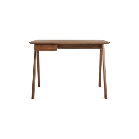 Stash Desk by Blu Dot in Walnut, low front view