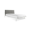 Station Bed by Blu Dot in Edwards Light Grey, White, full size