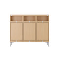 muuto stacked storage system sideboard configuration 3 in oak