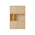 muuto stacked storage system sideboard configuration 4 in oak