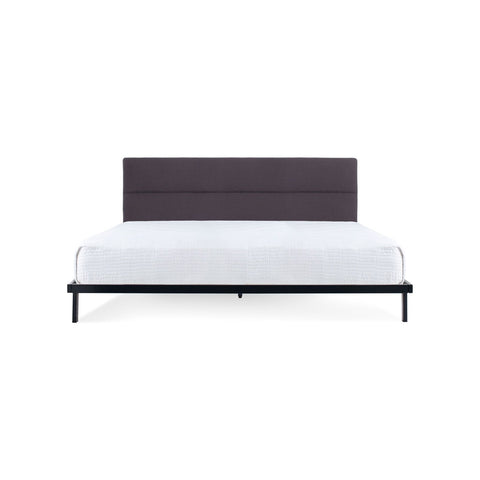 Station Bed by Blu Dot in Iron, Navy, king size