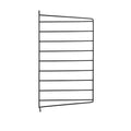 Black wall panel 19.7"H x 11.8"D for String® System modular shelving