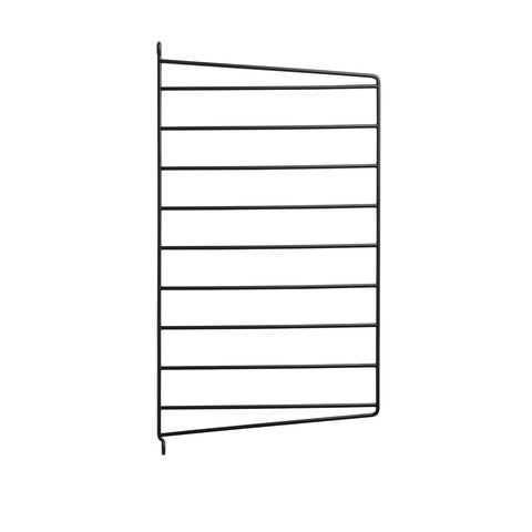 Black wall panel 19.7"H x 11.8"D for String® System modular shelving