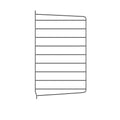 Grey wall panel 19.7"H x 11.8"D for String® System modular shelving