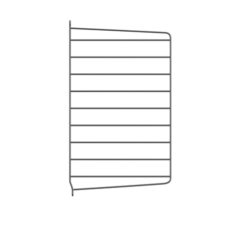 Grey wall panel 19.7"H x 11.8"D for String® System modular shelving