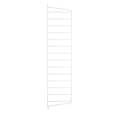 String® System wall panel in white, 29.5 inch height by 7.9 inch depth, modular Scandinavian shelving component