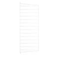 String® System wall panel in white, 29.5 inch height by 11.8 inch depth, versatile Scandinavian shelving element