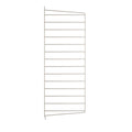String® System wall panel in beige, 29.5 inch height by 11.8 inch depth, modern Scandinavian shelving frame