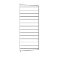 String® System wall panel in dark grey, 29.5 inch height by 11.8 inch depth, Scandinavian modular shelving component