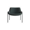 Tangent Lounge Chair by Blu Dot in Maharam Messenger In Everglade, low front view