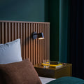 Muuto Stacked Bedside Table in Scandinavian design with modular storage for modern bedrooms