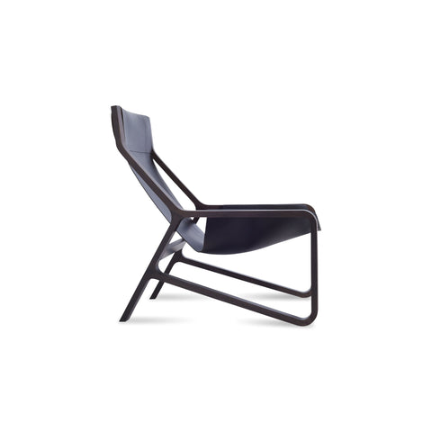 Toro Lounge Chair by Blu Dot in Night, side view