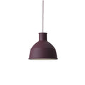 muuto unfold pendant lamp in burgundy 