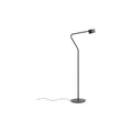 Verge Floor Lamp by Blu Dot in Black, low front view