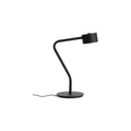 Verge Table Lamp by Blu Dot in Black, low front view