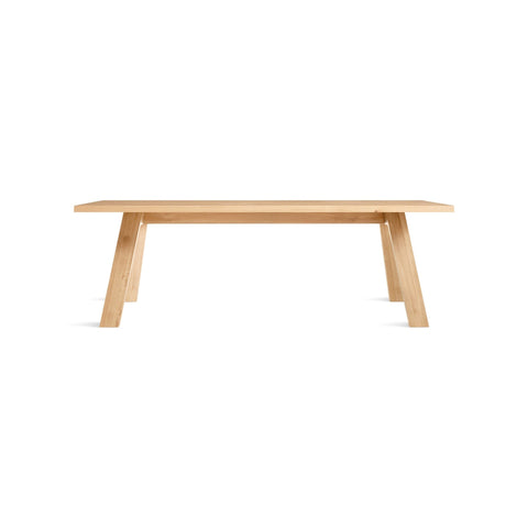 A Walk In The Park Dining Table by Blu Dot, low front view