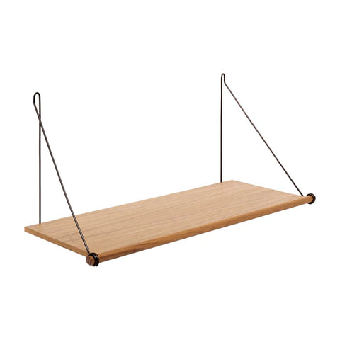 Loop Shelf - Wall mounted Danish shelf by WeDoWood