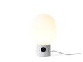 white marble jwda table lamp by audo copenhagen