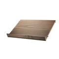 Magazine Shelf in walnut finish, 22.8"W x 11.8"D – String™ system modular shelf