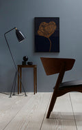 No 1 Side Table, Oak Dark Oil - Black Glass by Sibast