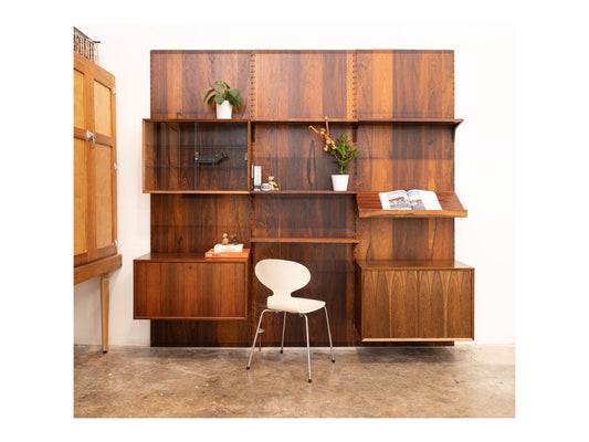 Royal System Rosewood Wall unit by Poul Cadovius for Cado Habitus London