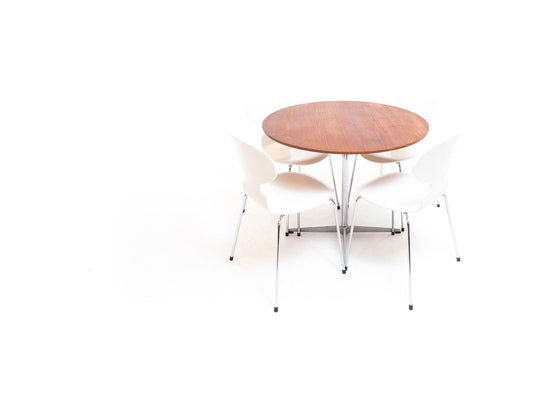 Circular Teak "A623" Table by Arne Jacobsen for Fritz Hansen Habitus London
